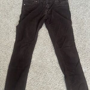dELiA*s Slim Straight Jeans in Deep Brown